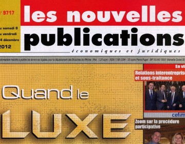 Les nouvelles publications N°9717 - 08 au 14 décembre 2012