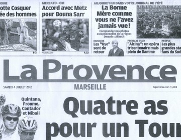 La Provence - 4 juillet 2015