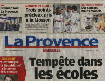 La Provence - 3 février 2016