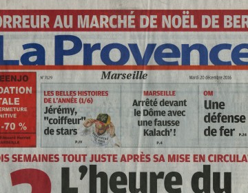 La Provence - 20 décembre 2016