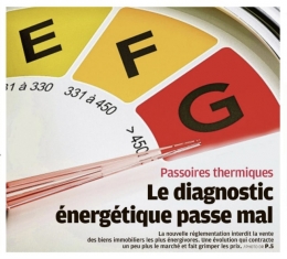 PASSOIRES THERMIQUES : LE DIAGNOSTIC ÉNERGÉTIQUE PASSE MAL