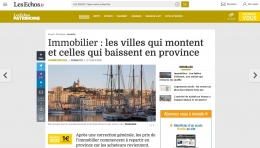 IMMOBILIER : LES VILLES QUI MONTENT ET CELLES QUI BAISSENT EN PROVINCE