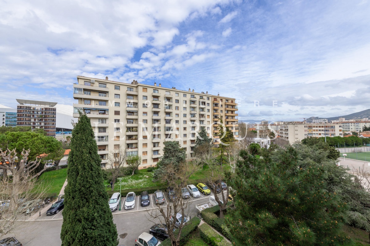 Vue dégagée de l'appartement