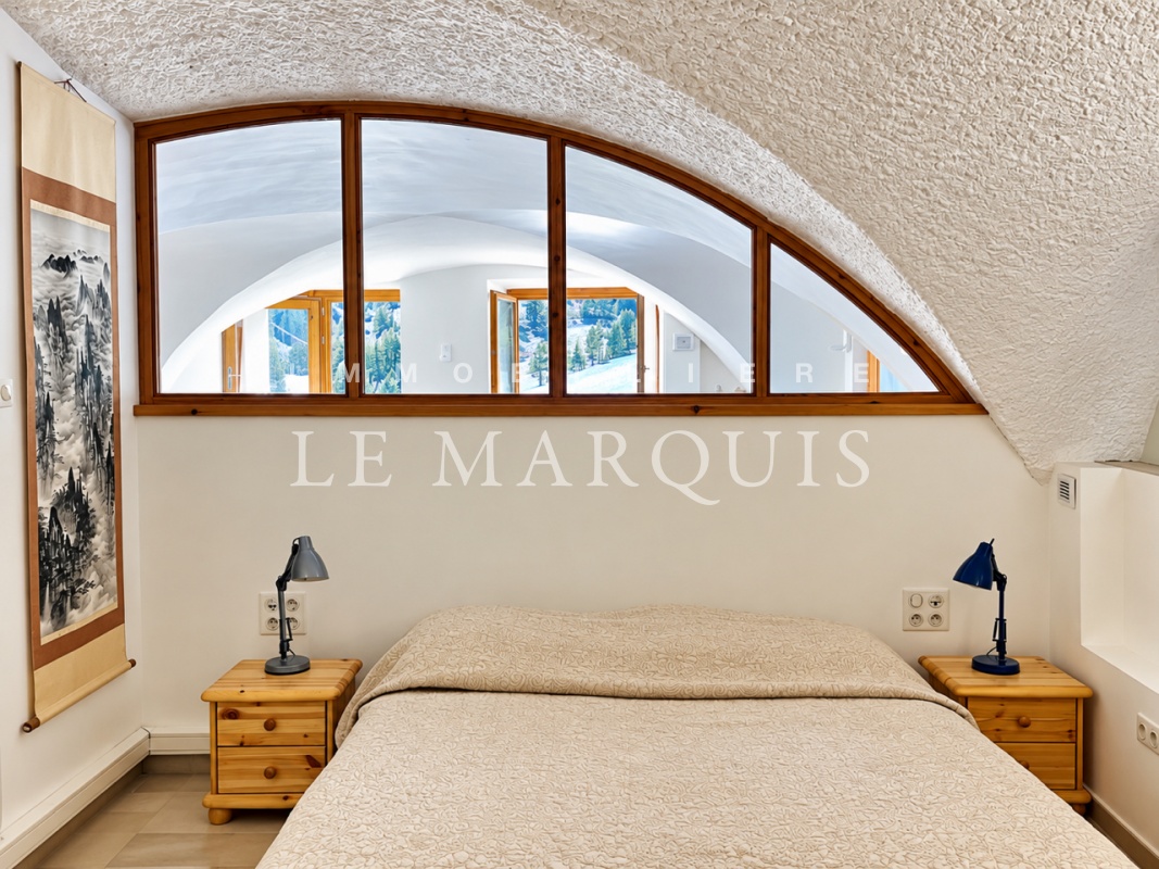 L'agréable chambre principale est spacieuse : 15 m2