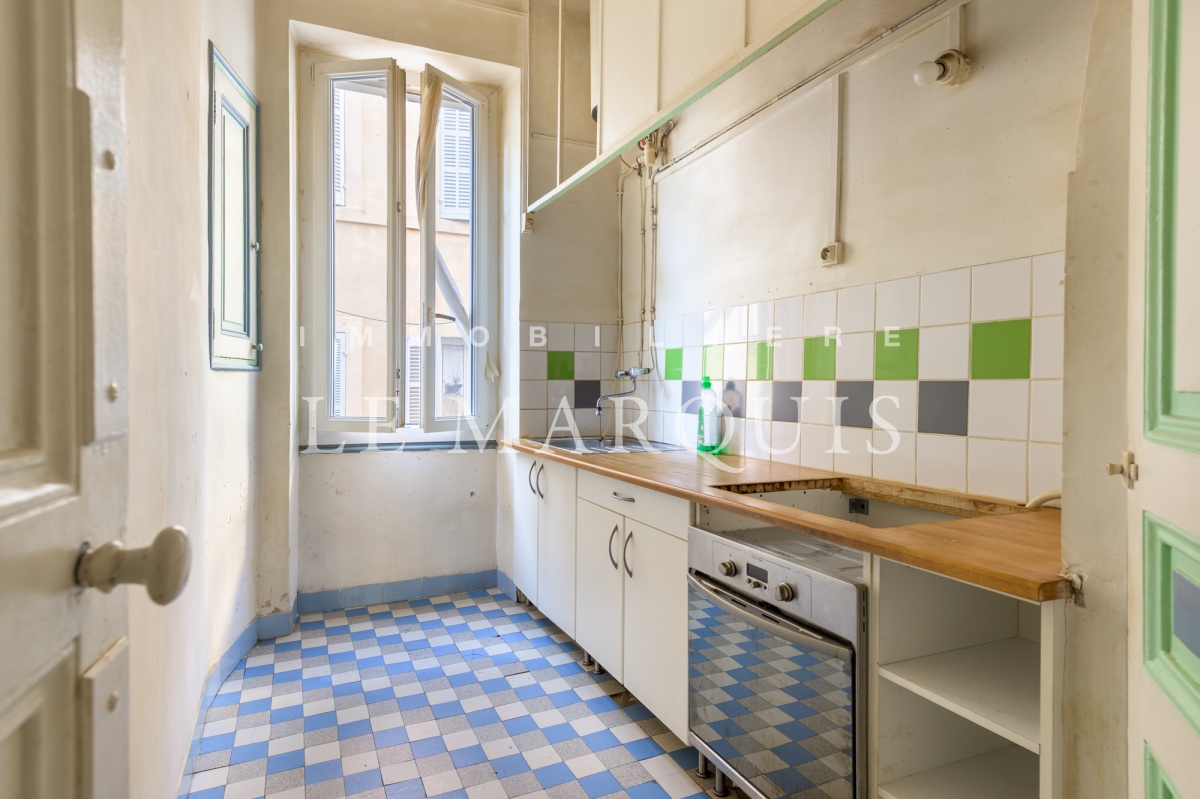 La cuisine est séparée
