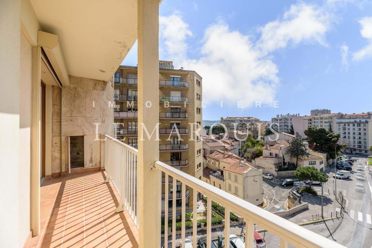 Vue dégagée du balcon