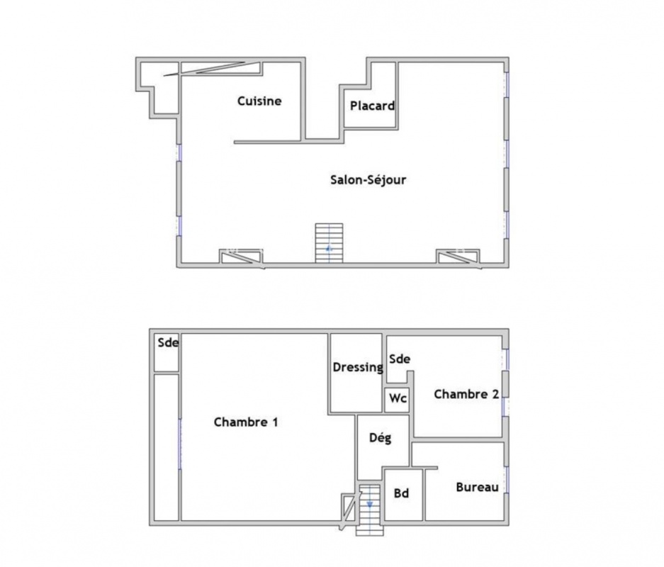 Croquis de l'appartement