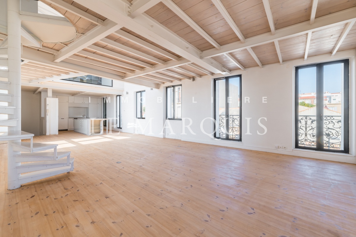 Au deuxième étage, duplex de 134 m2