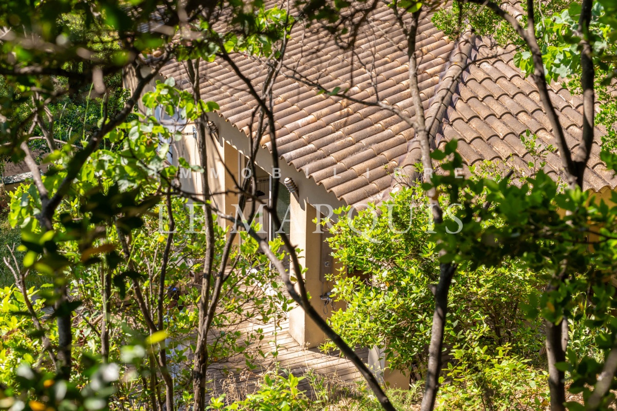 Vue sur la maison depuis le jardin