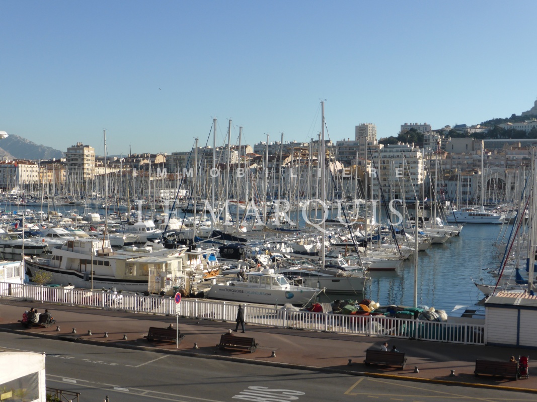 Idéalement situé, le Vieux Port au pied de l'appartement